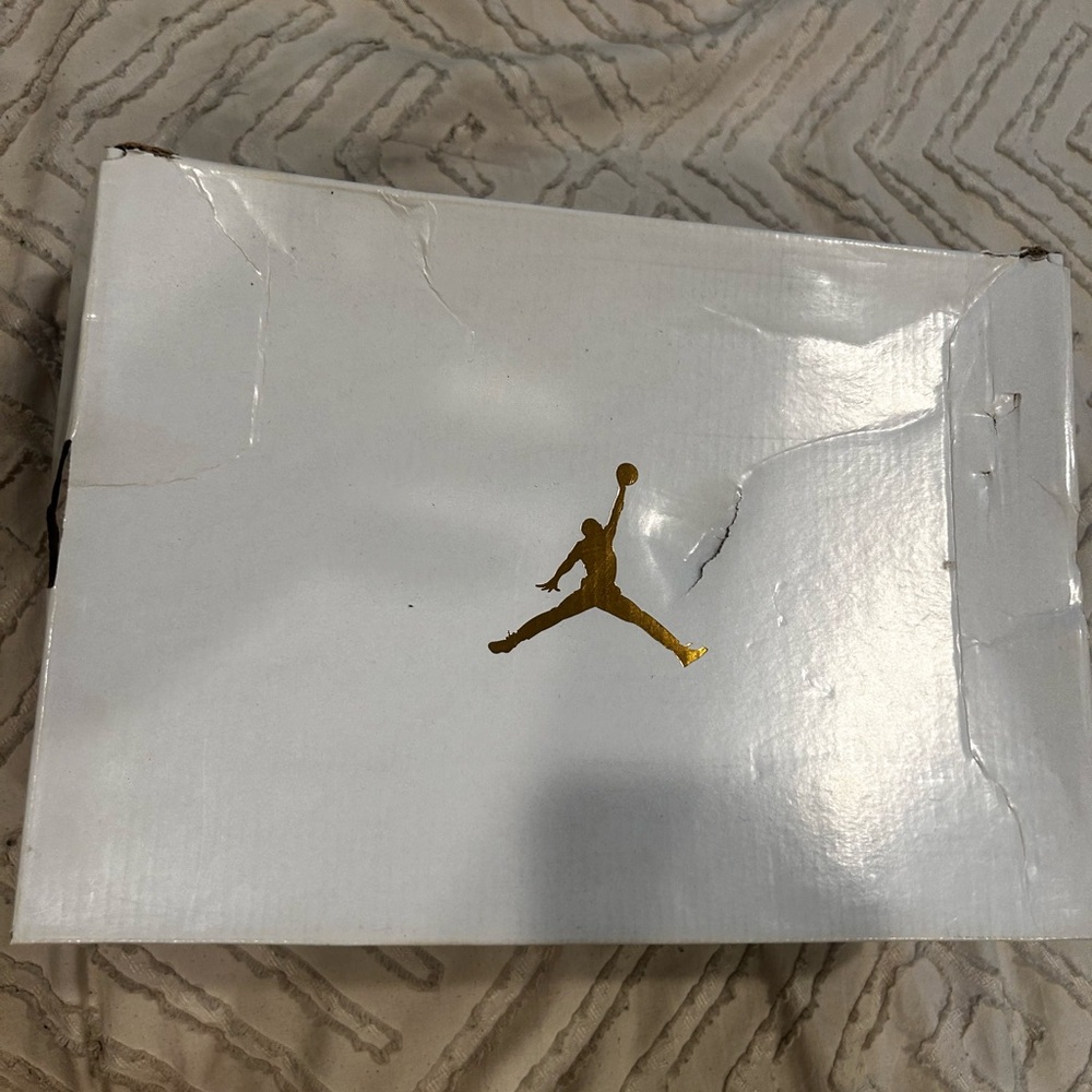 White Box with Gold Logo